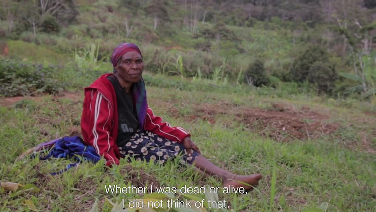 Snapshot of a film: Spears to semi-automatics: The human cost of conflict in Papua New Guinea Highlands. Credit: ICRC