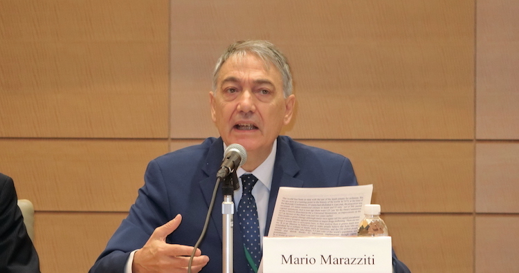 Photo: Mario Marazziti, co-founder of the World Coalition Against the Death Penalty in 2002 and Member of the Italian Chamber of Deputies. Credit: Katsuhiro Asagiri | INPS-IDN Multimedia Director.